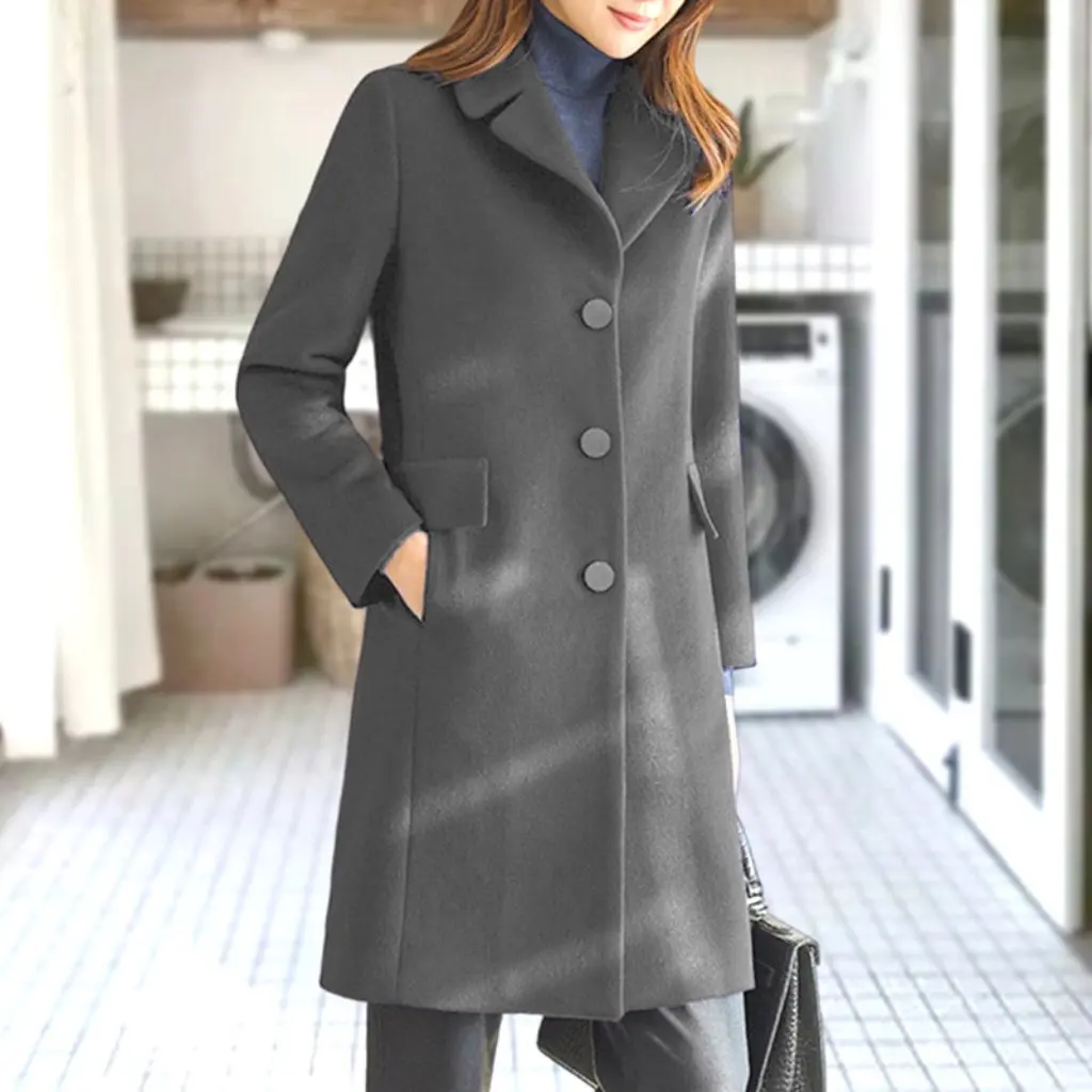 

Women's Woolen Coat Autumn Winter New Japanese Korean Independent Station Multi-Color Multi-Size in Stock