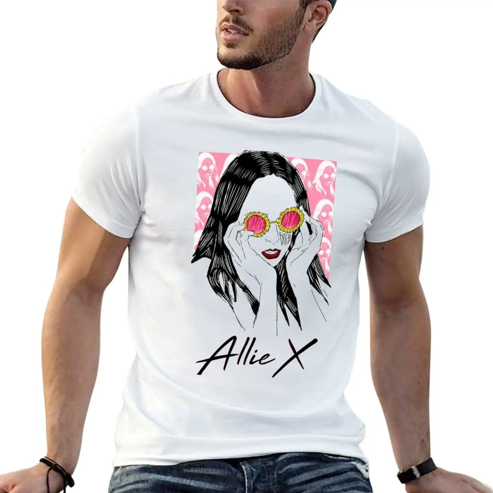 Allie X T-Shirt Aesthetic clothing graphic tee shirt fitted t shirts for men