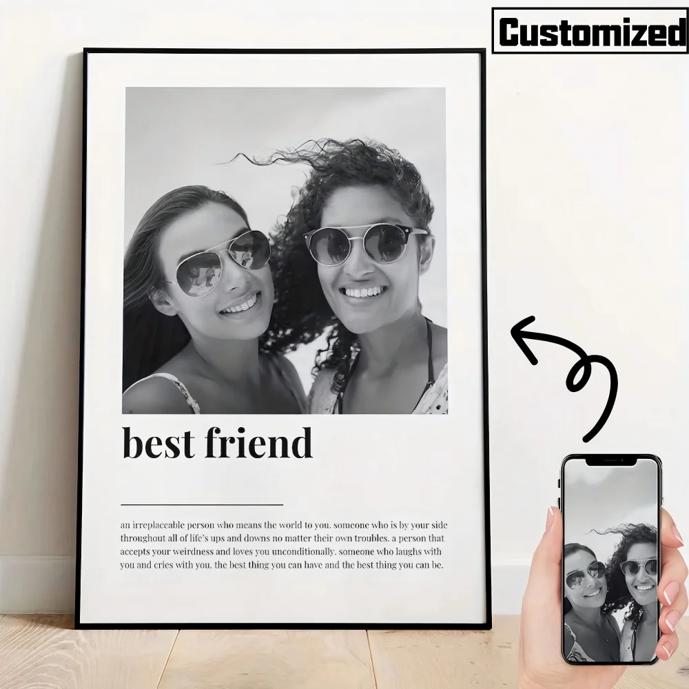 Custom Star Map - Lukisan Kanvas yang Dipersonalisasi—Hadiah Poster Kanvas