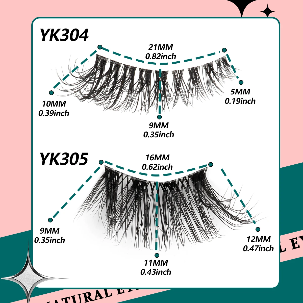 3/6/10 Paar Valse Wimpers Lange Natuurlijke Pluizige Wimpers Half Oog Wimpers 3d Nerts Extensie Valse Wimpers Make-Up Tool