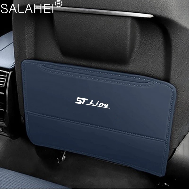 Кожаное новое автокресло с защитой от ударов, кожаный чехол для Ford STLine Fiesta Focus Mustang Ranger Mondeo Kugo Ecosport