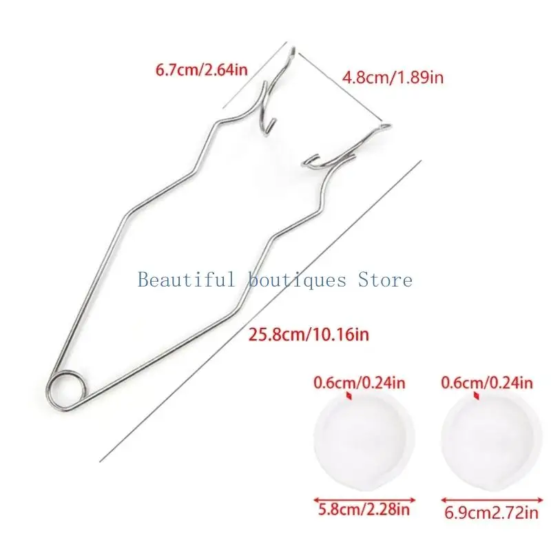 

U4LF Jewelry Making Tool Metal Molding Supplies Crucible Dish Suitable for Melting