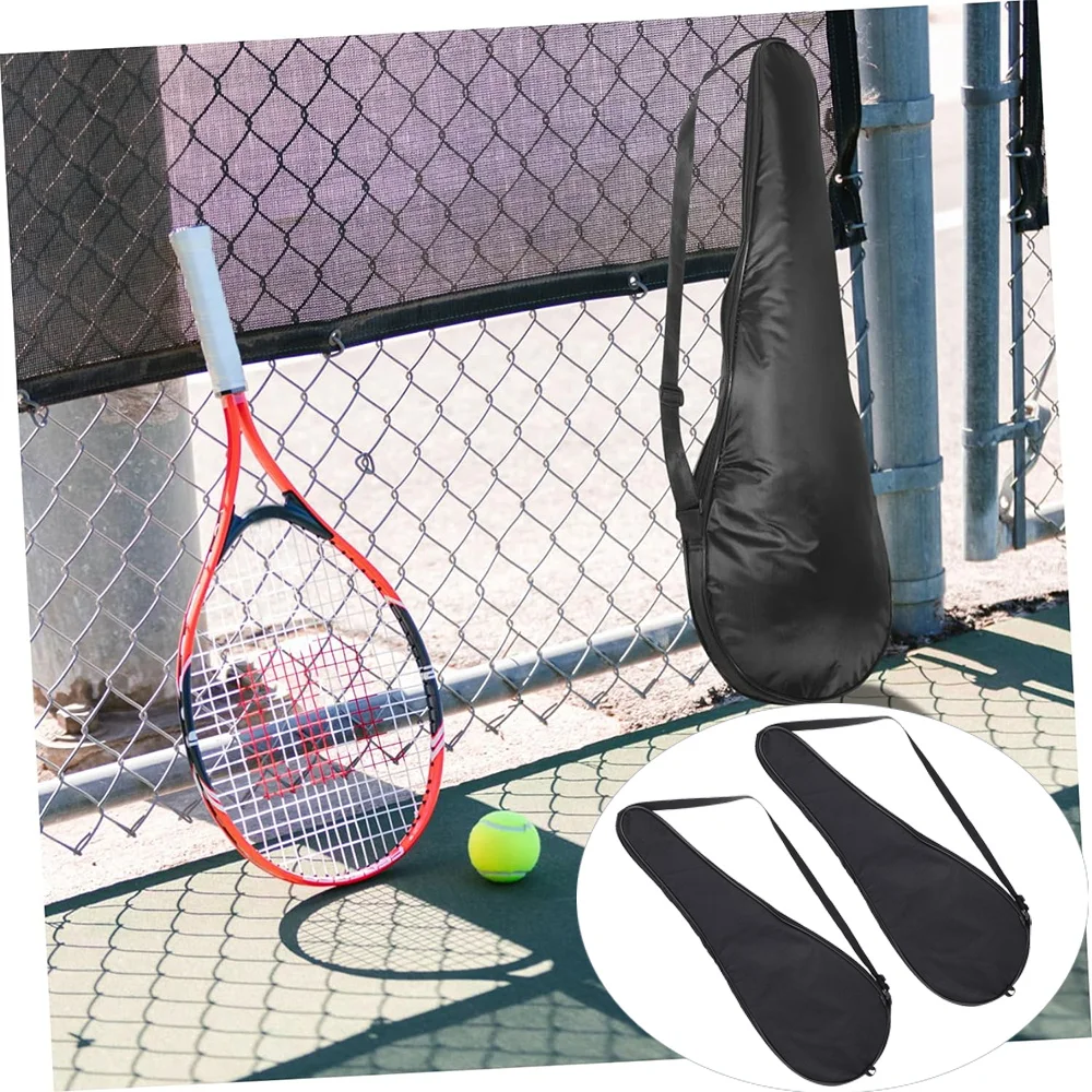 Men's and Women's Badminton Racket Bag Single Shoulder Thick Wear-resistant Large Capacity Lightweight Sports Training Storage