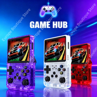 R36S Retro Handheld Video Game Console Linux System 3.5-inch IPS Screen Mini Portable Handheld Video Player 128GB 20000 Games