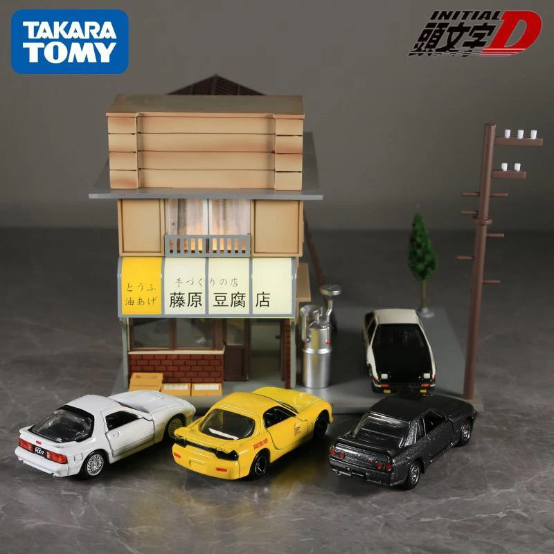 TOMY Initial D Toyota AE86 RX7 GTR Supra Alloy Car Diecasts & Toy Vehicles Car Model Miniature Scale Model Car For Children