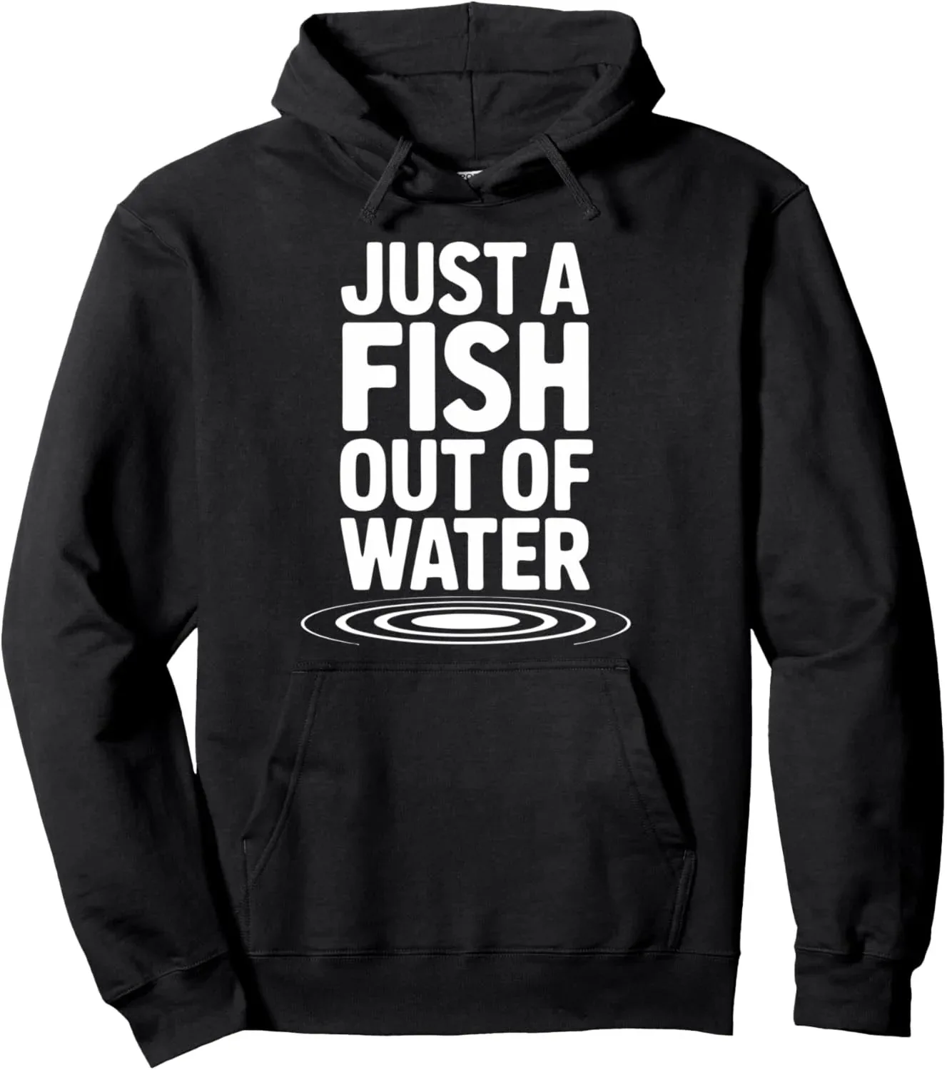 

Autumn and Winter "Fish Out of Water Humor" Casual - Trendy Cotton Hoodie, Stylish Witty Sweatshirt