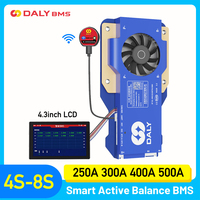 DALY Active Balance Bms 3S 4S 5S 6S 7S 8S Wifi RS485 CAN LCDRJ45 Active Smart Bms 250A 300A 400A 500A Lifepo4 Li-Ion Lto Battery