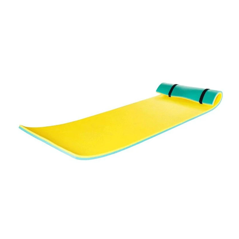 3-Layer PE Inflatable Floating Water Mat for Sports for Pool Beach Ocean or Lake Use