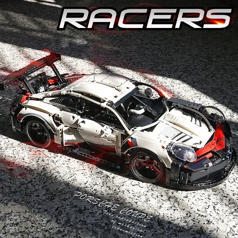 ตัวต่อรถแข่งสุดเท่ 1580 ชิ้น รุ่น RSR รถสปอร์ตย้อนยุค ของเล่นประกอบสำหรับเด็ก