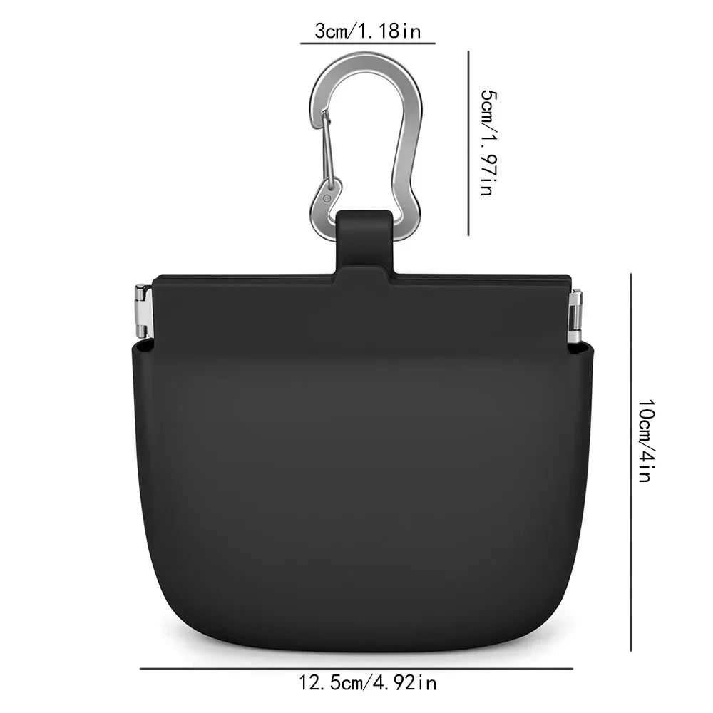 Wasserdichte Silikon-Hundeleckerli-Tasche, Tragbare Leckerli-Beutel für Hundetraining und Spaziergänge, Haustierzubehör – Detail 5