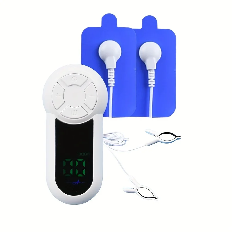 CES Sleep Aid Device with Ear Clip 10 Modes 20 Gears Microcurrent Sleep Aid Instrument Relieve Insomnia Anxiety Sleep Stress