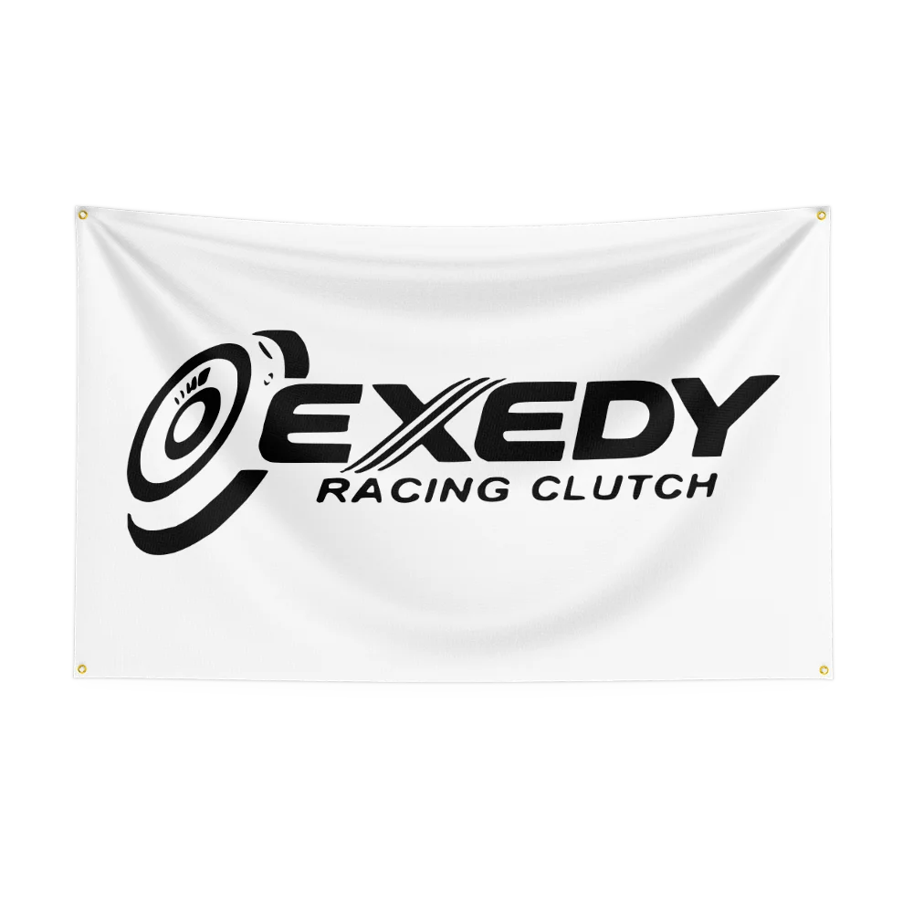 E-Ex-ed-y Flag Professional Car Motorcycle Flag Polyester Digital Printing Cars Flagge Banner For Decoration Garage Room