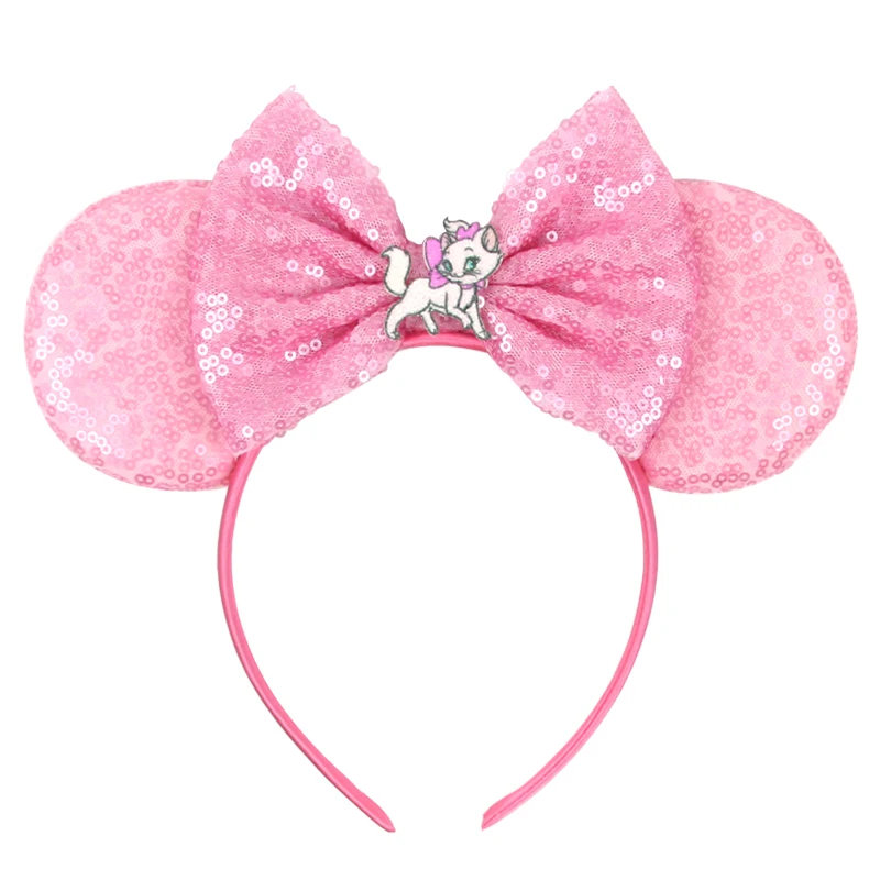Kawaii Disney Marie Cat Headband Sequined 5\