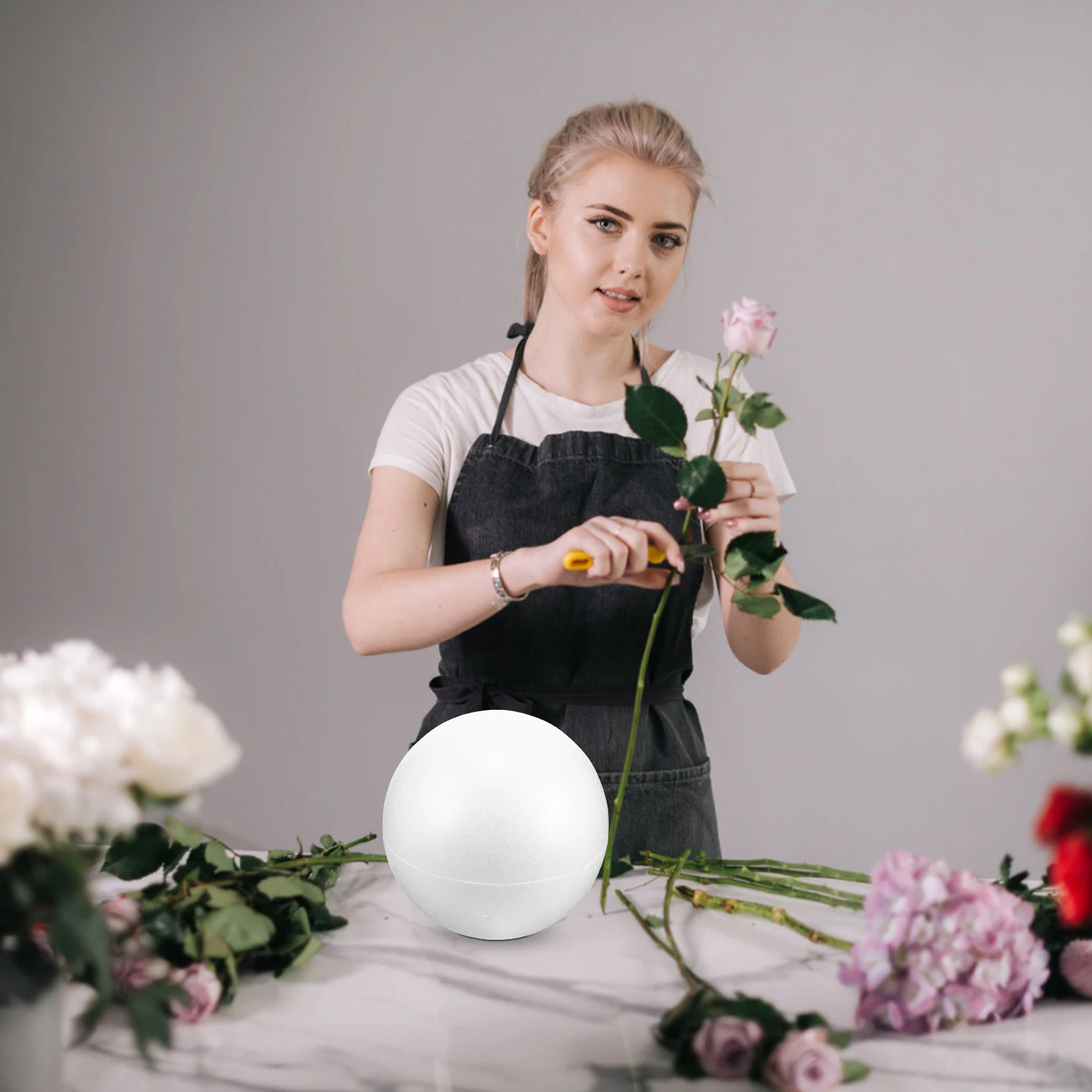 

Foam Ball Decoration Hollow Polystyrene Balls for Diy Craft Crafting Foams Sphere