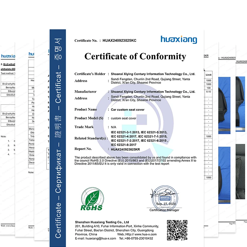 Custom Made Car Seat Covers for 5 Seaters Luxury High Quality Leather Original Seat Kits for Mercedes Benz W204 W205 W211 W203