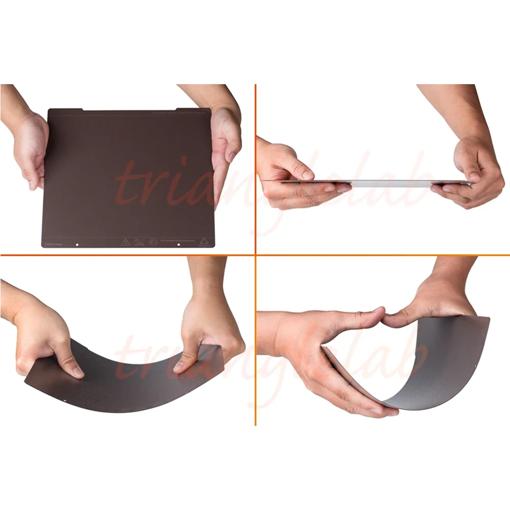 Trianglelab Artillery Sidewinder X1 Glass Hot Bed Repair And Upgrade Plan 310X310 Double Sided Textured PEI Spring Steel Sheet 6