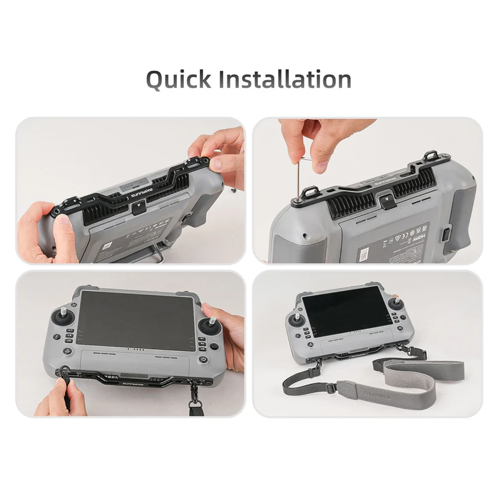 Sunnylife Remote Controller Lanyard Neck Strap with Fixed Clip Hook for DJI RC PLUS 2/1 for Matrice 4 Series Drone Accessories