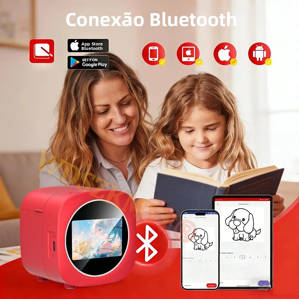 2026new-ai-voice-command-thermal-printer-inkless-printing-203dpi-1300mah-for-creative-drawing-part-kids-photo-printer