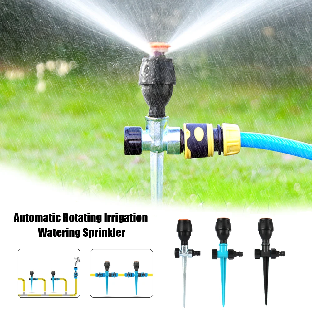 Adjustable All-round Scattering Sprinklers Spraying 360 Degrees Watering Dripper Home Garden Agriculture Irrigation Tool