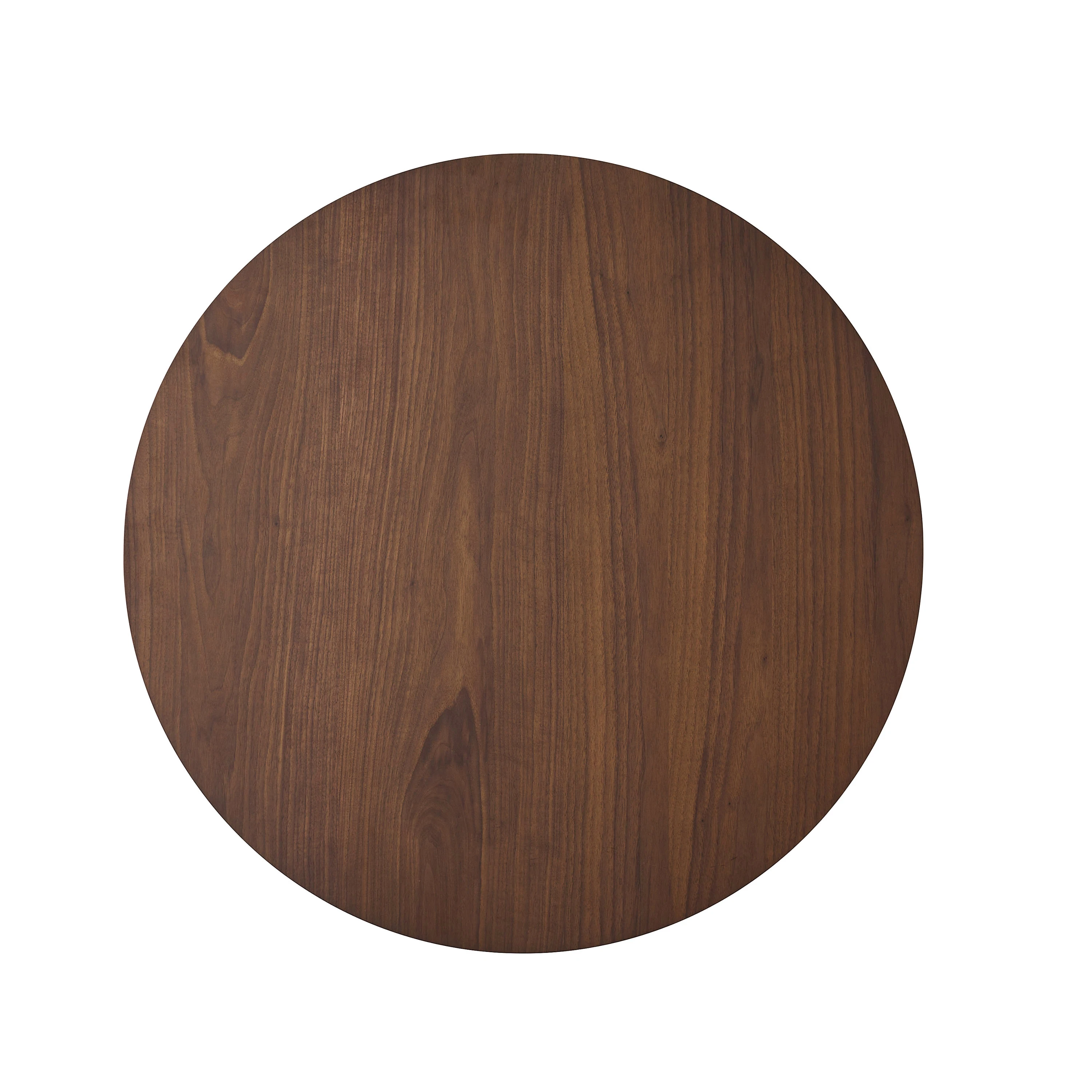 Wood Counter Height Round Dining Table Brown 35.4"D x 35.4"W x 36"H  For Dining Room Living Room Bedroom Offic Kitchen Apartment image 4