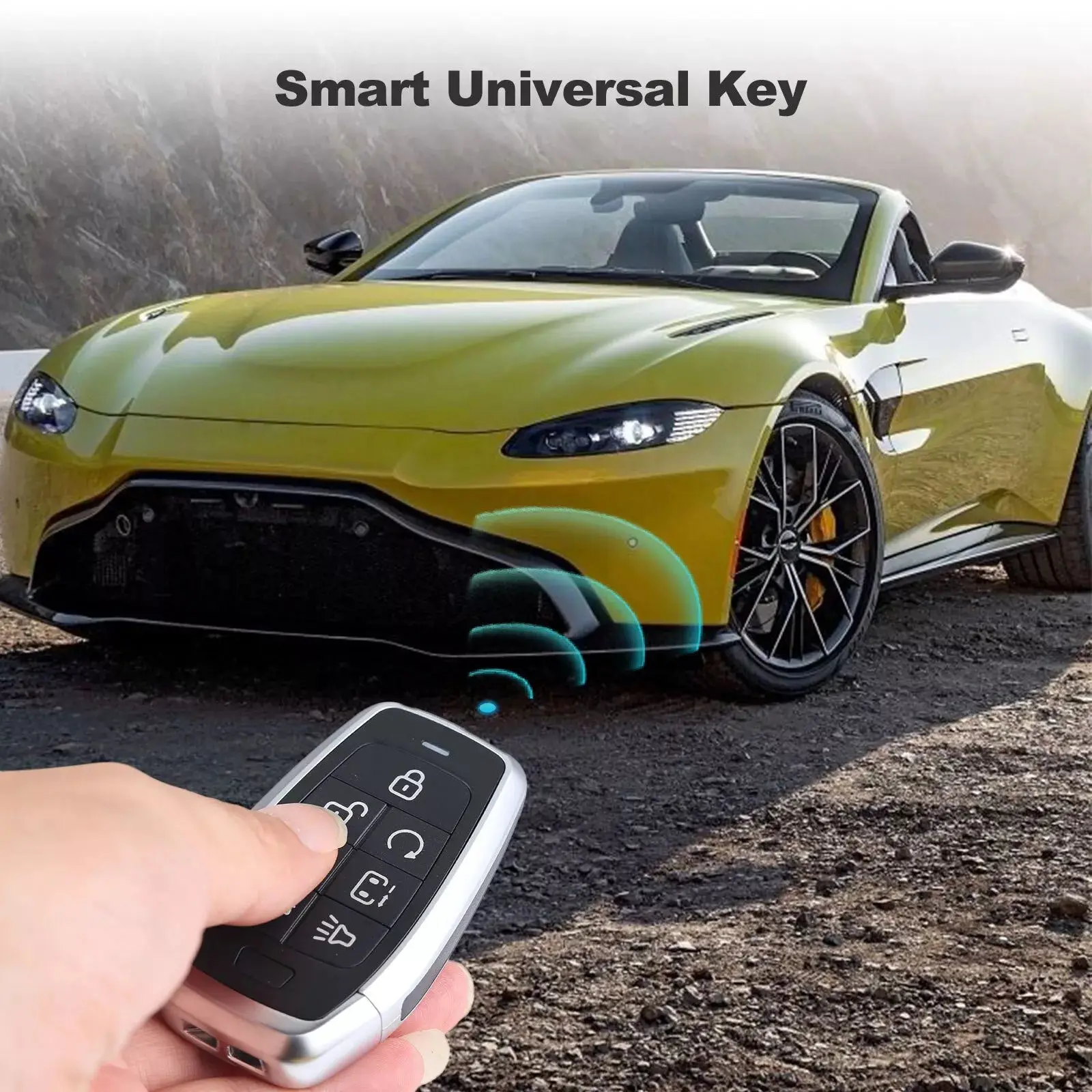 1PCS Autel Ikey IKEYAT007AL AT007AL KM100 IM508 IM608 용 Autel 스마트 키를위한 독립 범용 스마트 원격 키 7 버튼