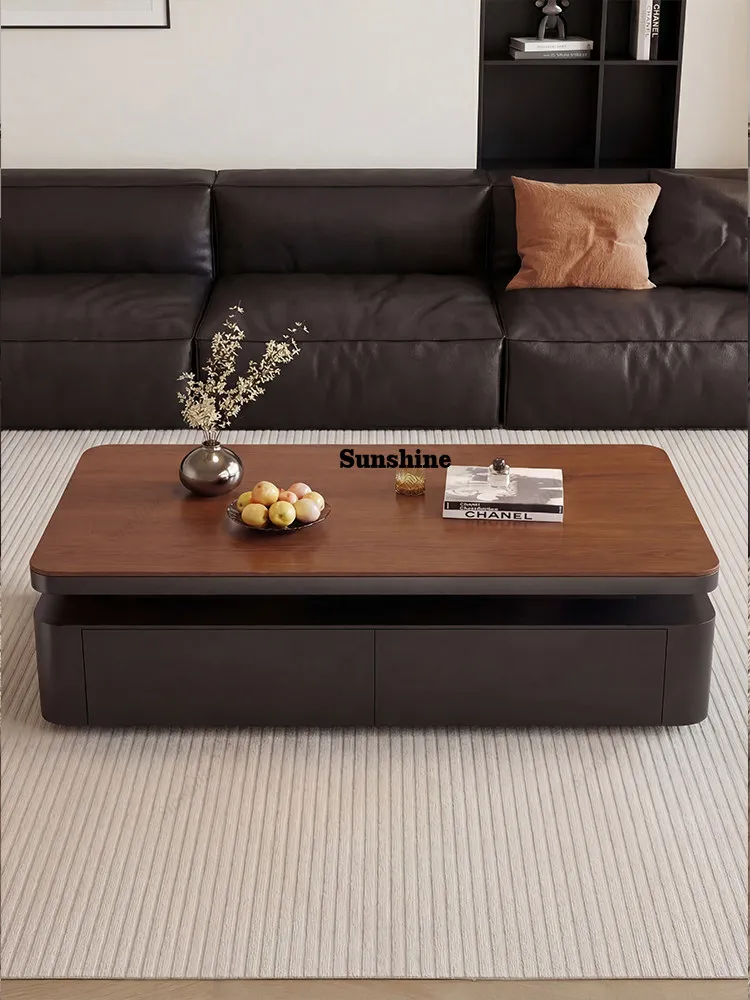Medium-style coffee table living room small household type minimalist rectangular small table
