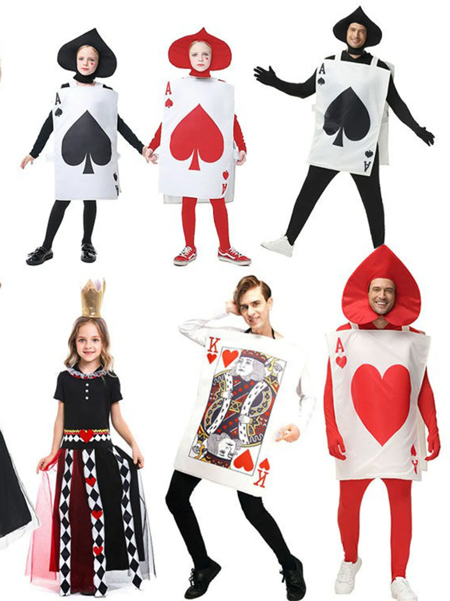 halloween-alice-in-wonderland-poker-queen-red-queen-costume-heart-spade-a-playing-card-performance-women's-ethnic-stage-clothing