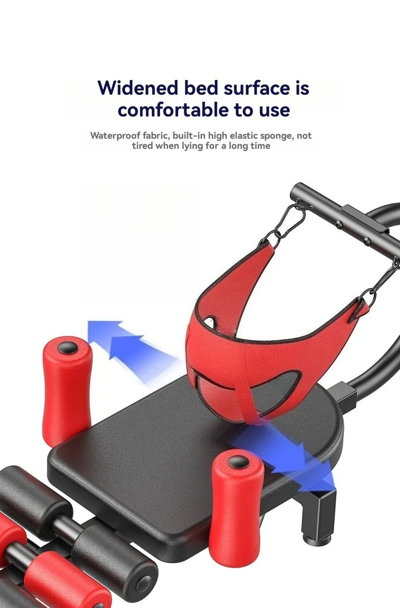 Cervical and Lumbar Spine Stretcher, Spinal Traction, Home Use, Height Increasing, Fitness, Leg Inversion Machine, Soothing Bed