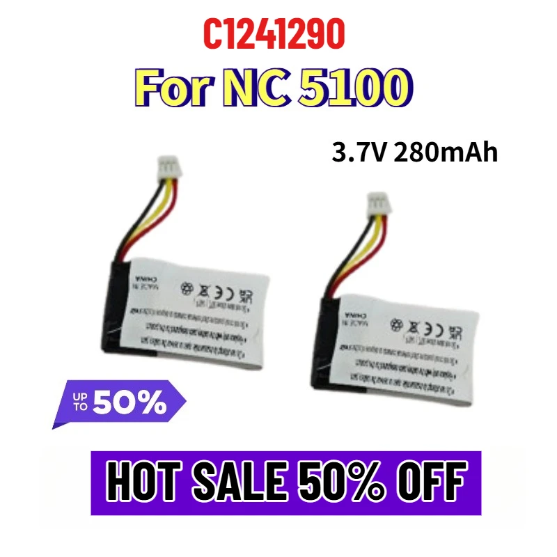 

Аккумулятор 3.7V 280mAh C1241290 для NC 5100
