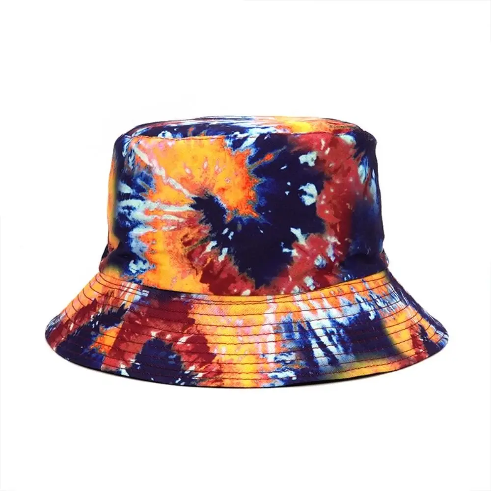 Spring Summer Double-Sided Bucket Hat Big Brim Portable Sun Hat Foldable Fisherman Cap for Women Men