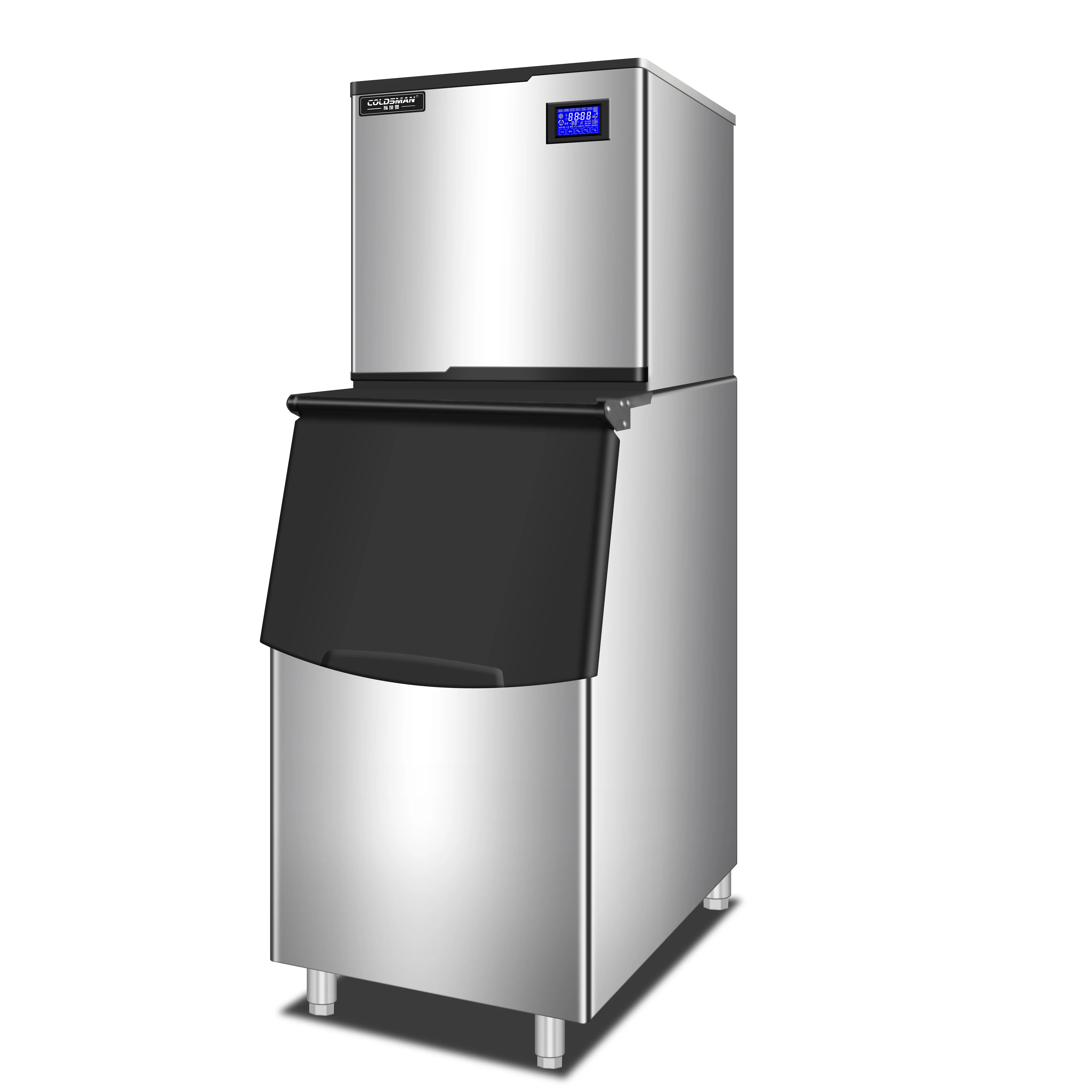 

BLG Commercial 160 200kg Wholesale 200kg /Day Ice Cube Maker Hielo Stainless Steel Wholesale 200kg Ice Maker