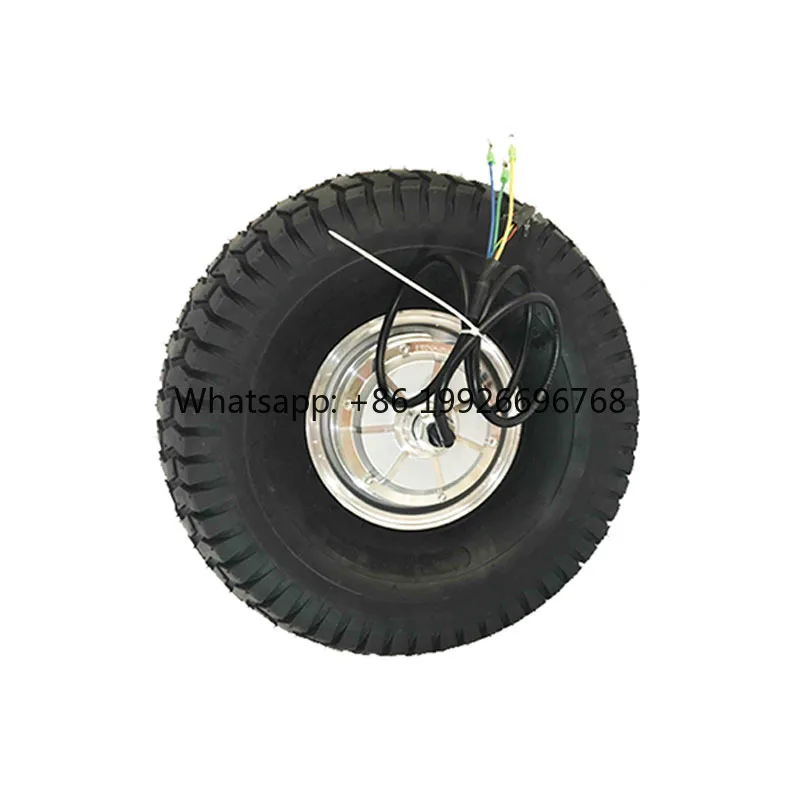 

TECICLO 15" Dual Shaft 24V/36V/48V 250W-1000W Brushless Wheel Hub Motors 45km/h Reversible BLDC In-wheel Motor for E-vehicle