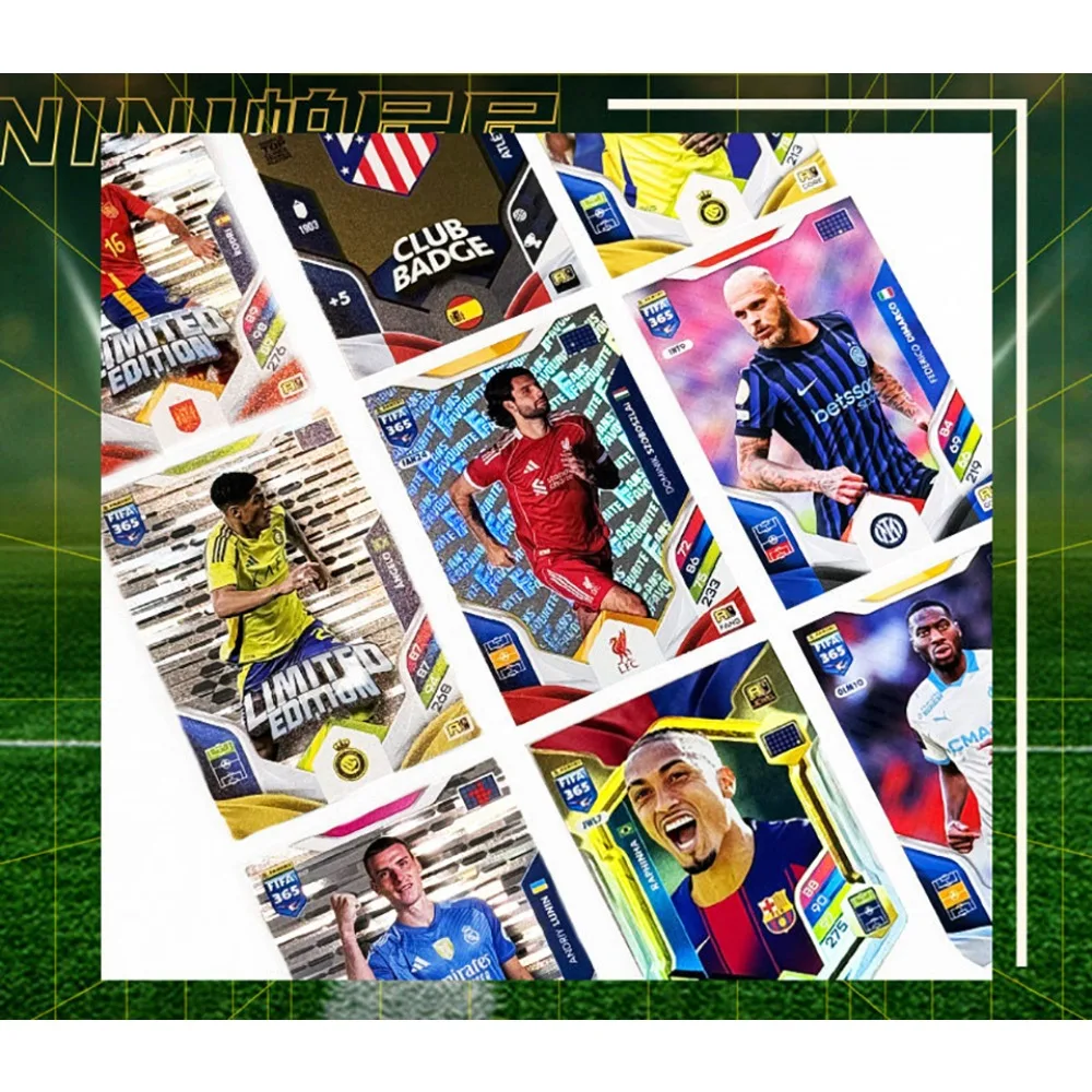 New PANINI Original 2026 FIFA 365 Collection Cards Popular Celebrity Pattern Football Theme Surprise Creative Card Holiday Gifts
