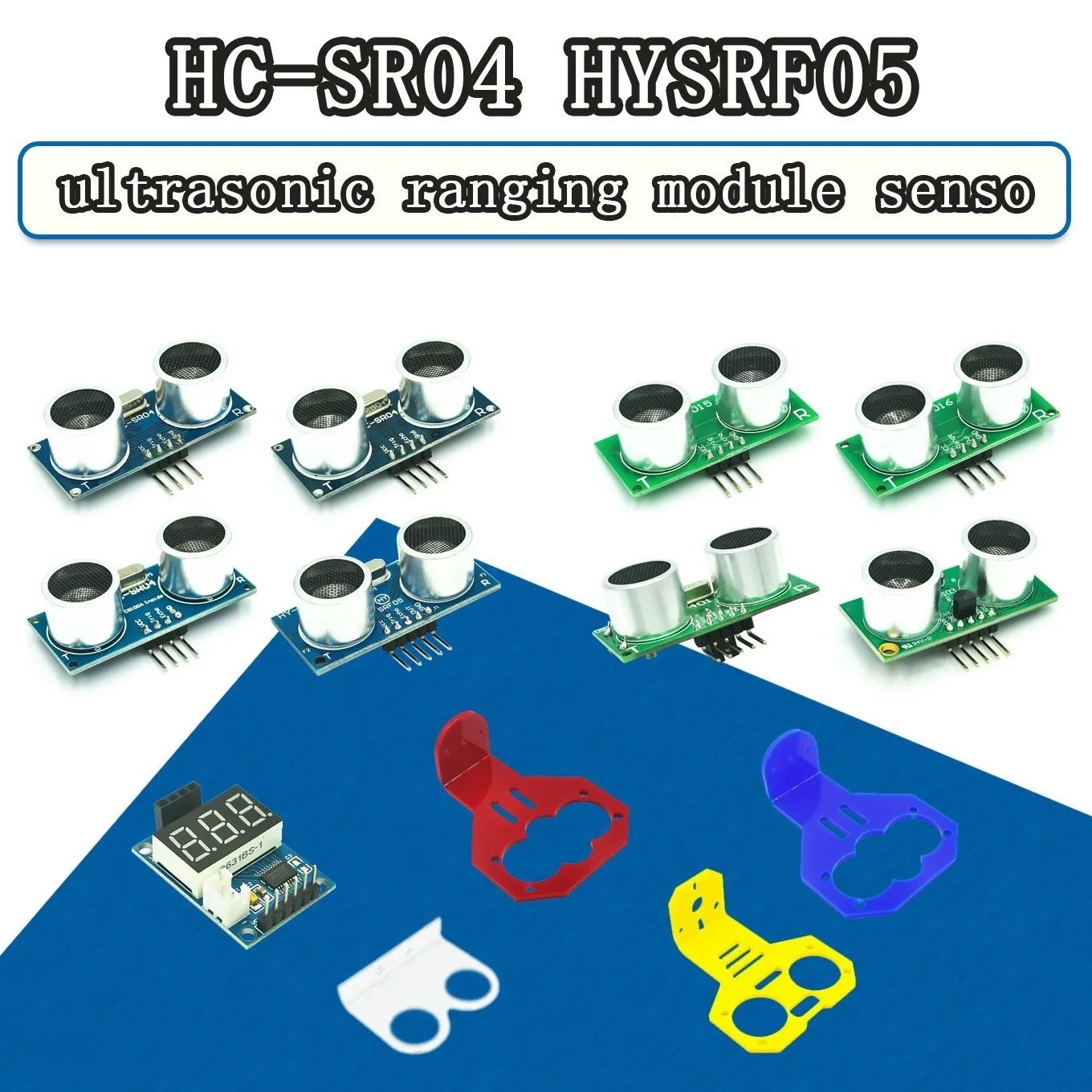 Ultrasonic sensor HC-SR04 HCSR04 to world Ultrasonic Wave Detector Ranging Module HC SR04 HCSR04 Distance Sensor For Arduino