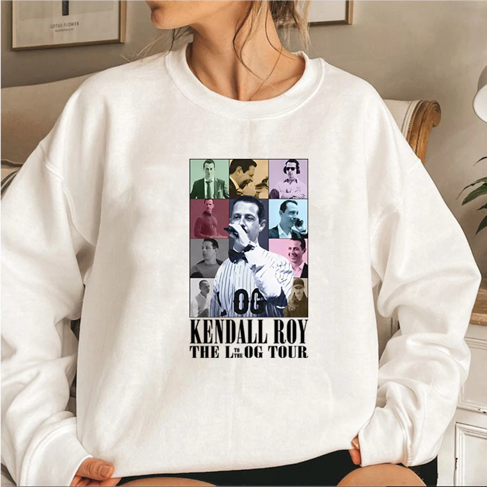 

Kendall Roy The Eras Tour Sweatshirt Succession TV Show Pullovers Hoodie Women Long Sleeve Sweatshirts Vintage Graphic Hoodies