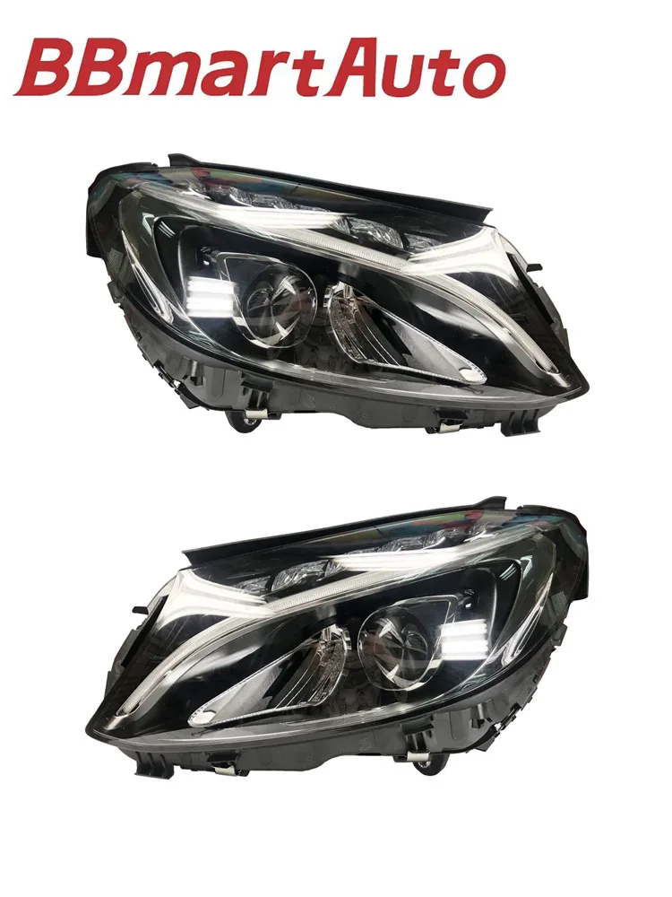 

A2059067303 A2059067403 BBmart Auto Parts 1Set Left & Right Front LED Headlights For Mercedes Benz C-CLASS W205 Car Accessories