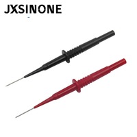 JXSINONE P5008 2pcs Insulation Piercing Needle Non-destructive Multimeter Test Probes Red/Black