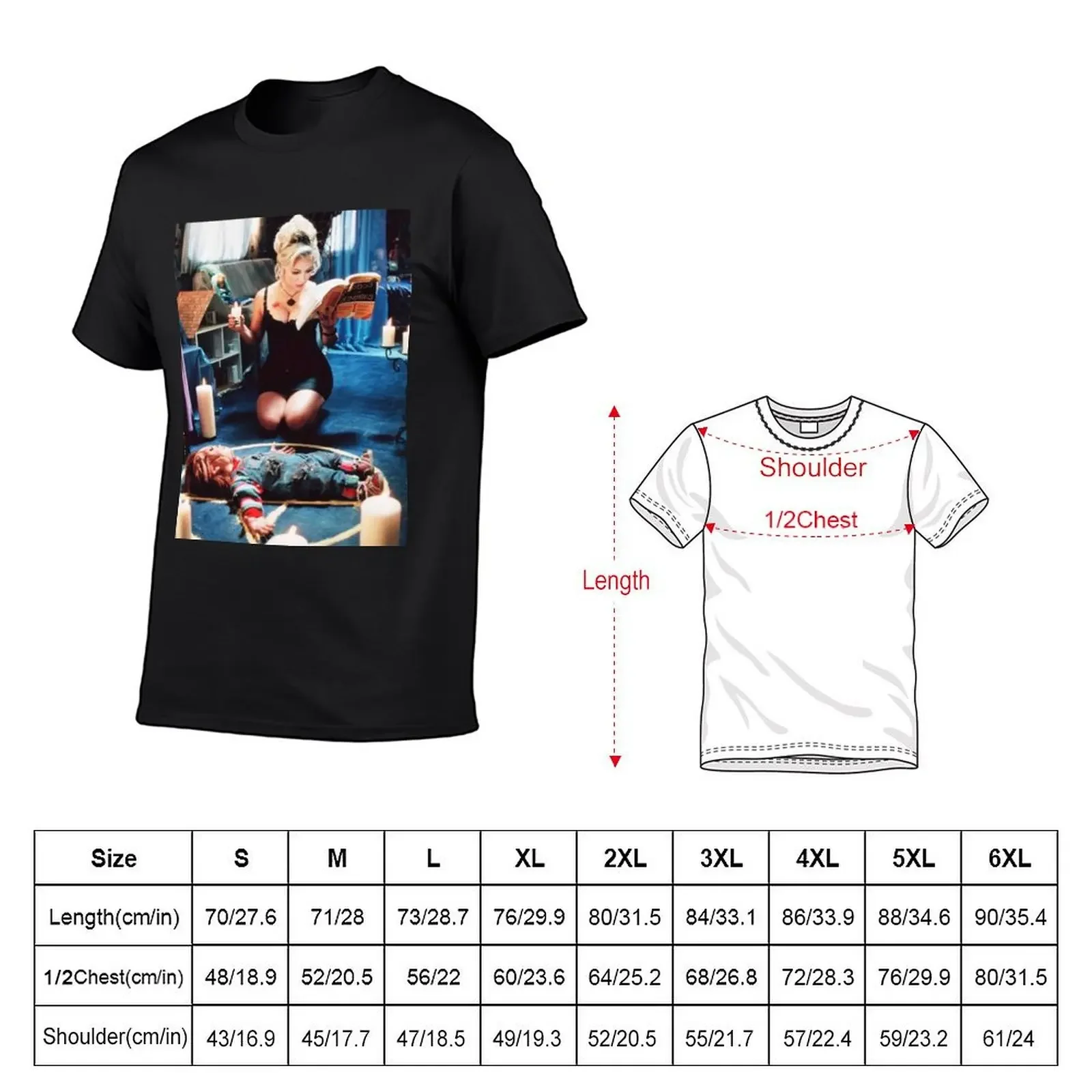 Exiling Chucky Doll Demons T-Shirt summer clothes plus sizes slim fit t shirts for men