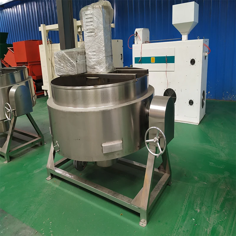 Automatic Garri Fryer Multi-heating Cassava Frying Machine 304 Stainless Steel Equipment For Garri Processing Line