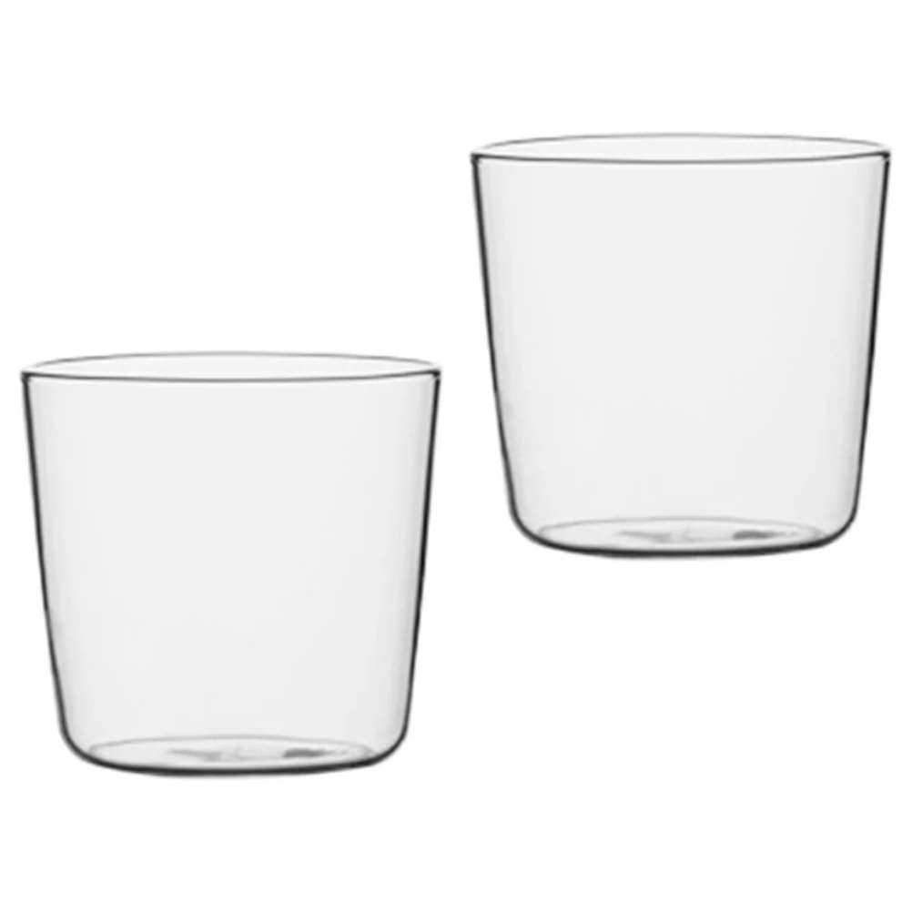 

2Pcs Cold Water Carafe Lid High Quality Transparent Glass Cover Heat Cold Resistant Desktop Bedroom Office Supply
