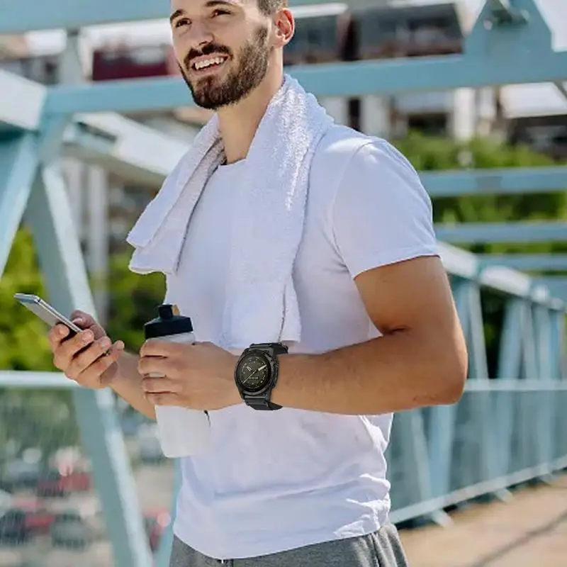 Ремешок для часов 22/26 мм, быстросъемный плетеный браслет для умных часов, эластичная волшебная лента, дышащий мягкий спортивный браслет