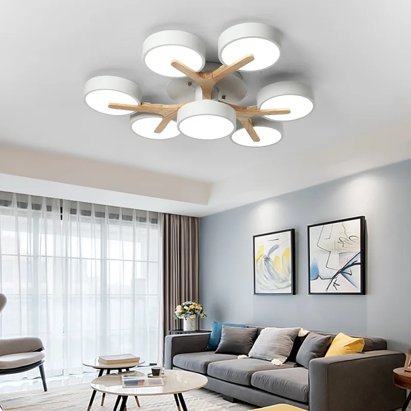 

Scandinavian style ceiling lamp, suitable for living room bedroom kitchen ceiling light, indoor lighting led ceiling chandelier