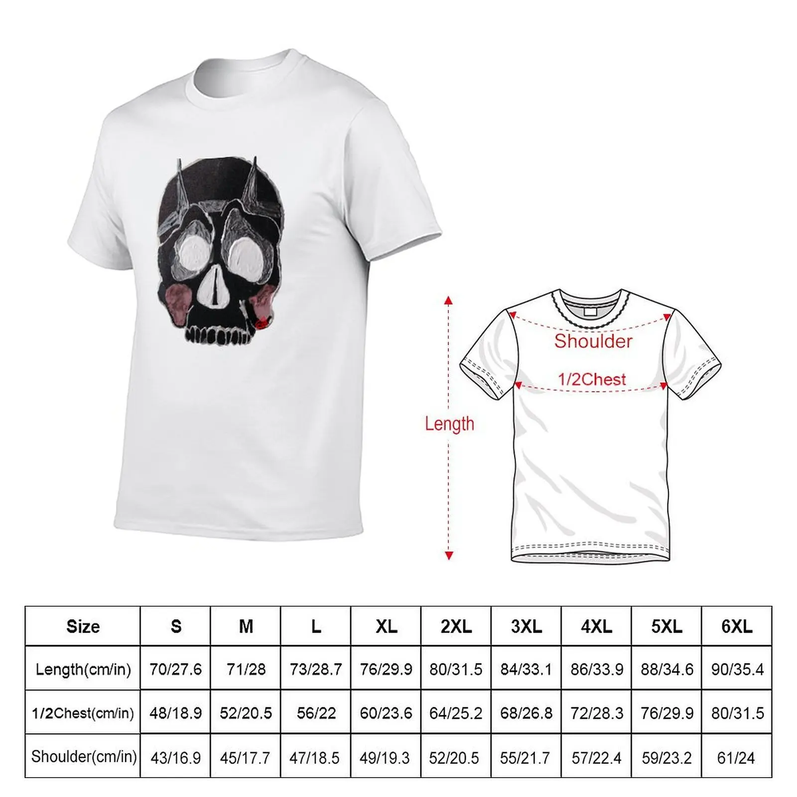 Skeleton in a crown the last unicorn T-Shirt tshirts personalised vintage anime shirt heavy weight t shirts for men
