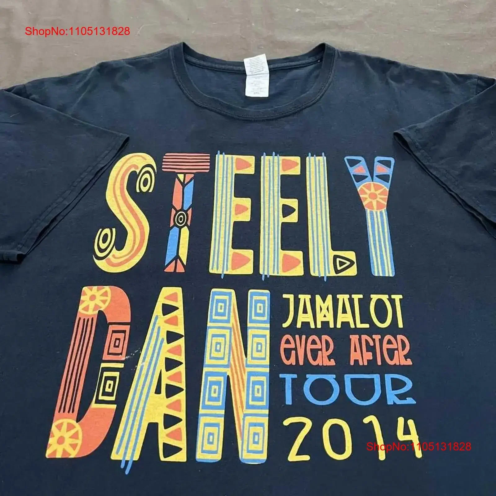

2014 Steely Dan Jamalot Promo Tour Cotton T Shirt S to 5XL US920 vintage Washed Casual Slightly Soft Stylish streetwear
