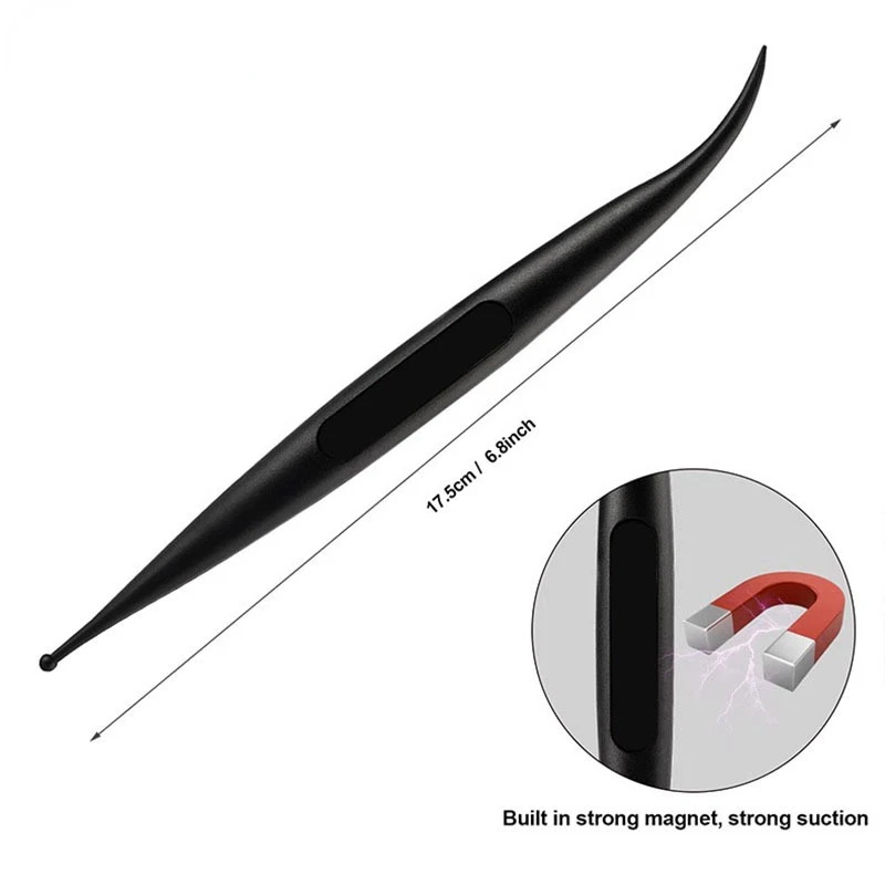 1Pc Car Stickers Wrap Edge Corner Stick Magnet Squeegee Carbon Film Micro Vinyl Wrapping Tool Window Tinting Scraper Wrap Stick