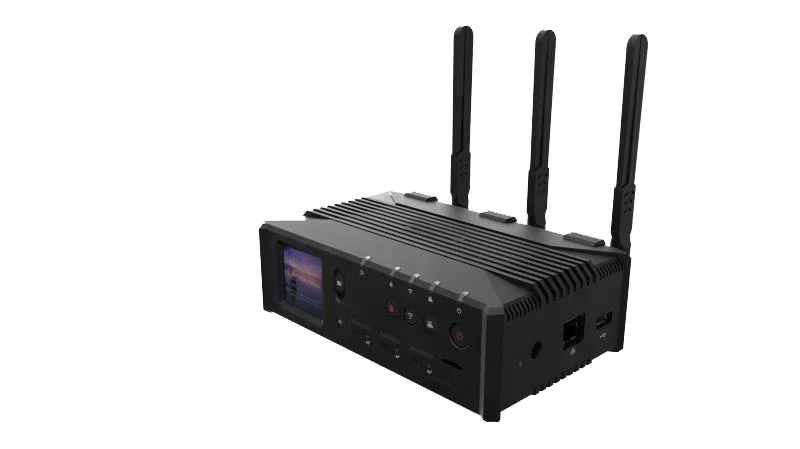 3X3G/4G LTE Broadcast Camera Hardware Video Encoder With Cellular Bonding Server For Live Streaming Everwhere