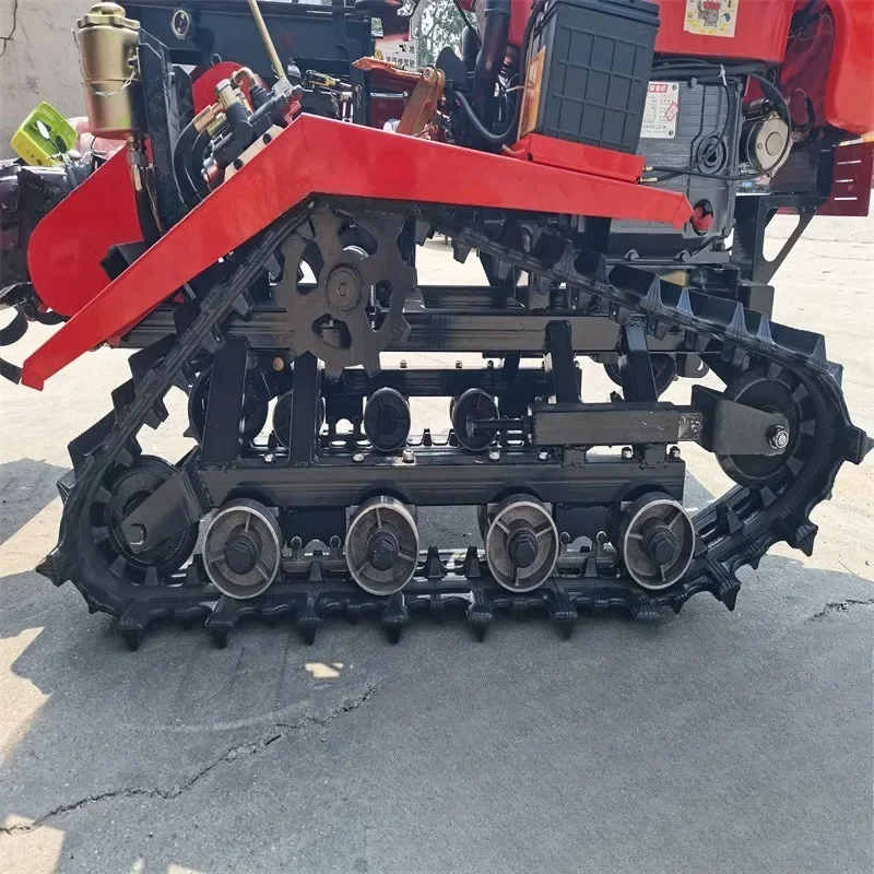 Multifunctional orchard trencher 35 horsepower ride-on tiller