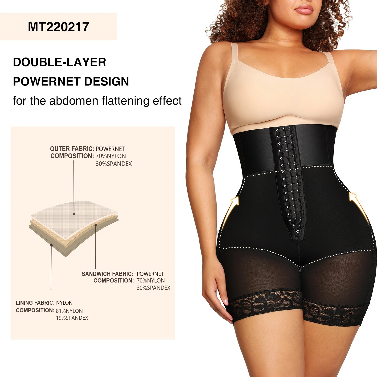 Espartilho Emagrecedor De Cintura Alta Para Mulheres, Calcinha Shaper Do Corpo, Shorts BBL, Treinador De Cintura, Levantador De Bumbum, Shapewear Fino, Fitness