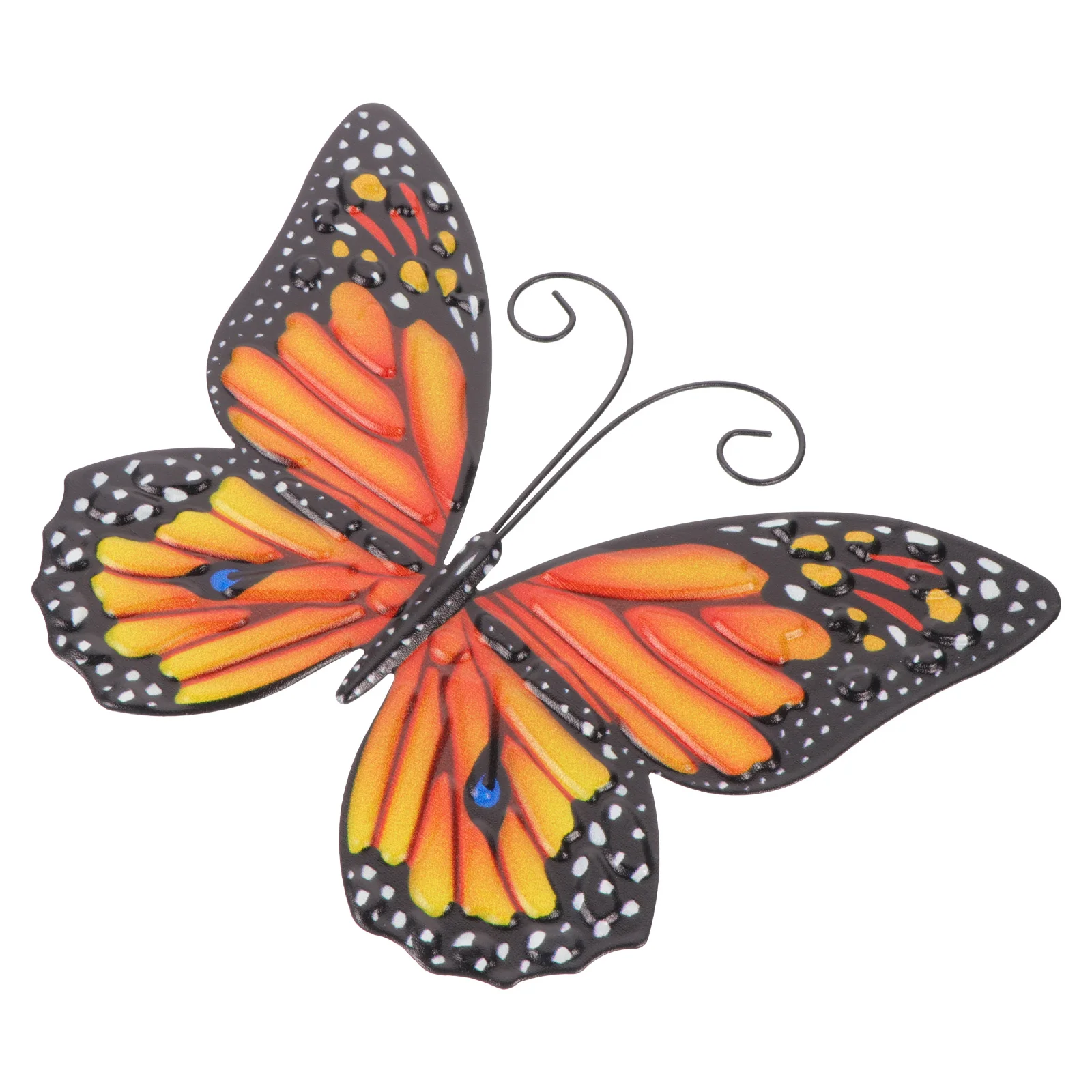 3D Metal Butterfly Wall Art Hanging Decor Craft Vintage Kute Iron Wall Stickers Rzeźba Ogród Dom Impreza Dekoracja