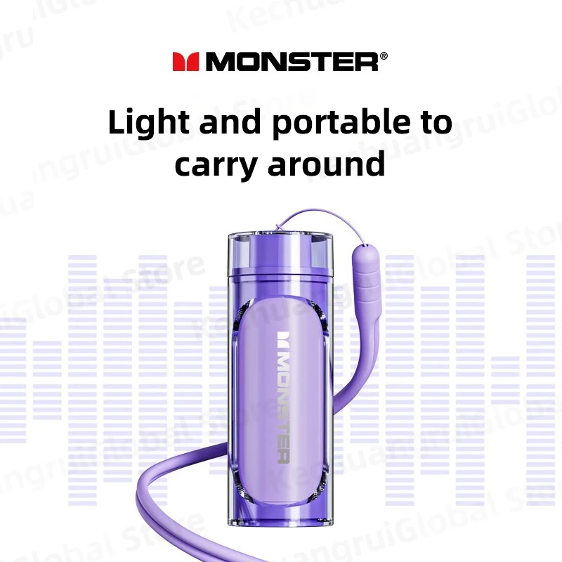 Monster XKT13 Wireless Bluetooth 5.3 Headphones TWS Mini Earbuds Lipstick Design Headset Noise Reduction Earphones With rope New